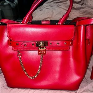 Red Michael Kors- Like new!